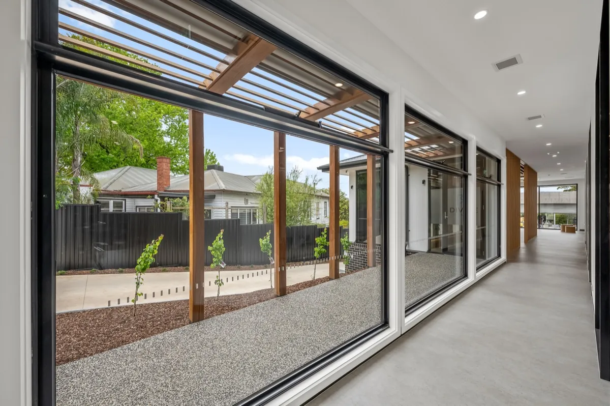 Natural light corridor
