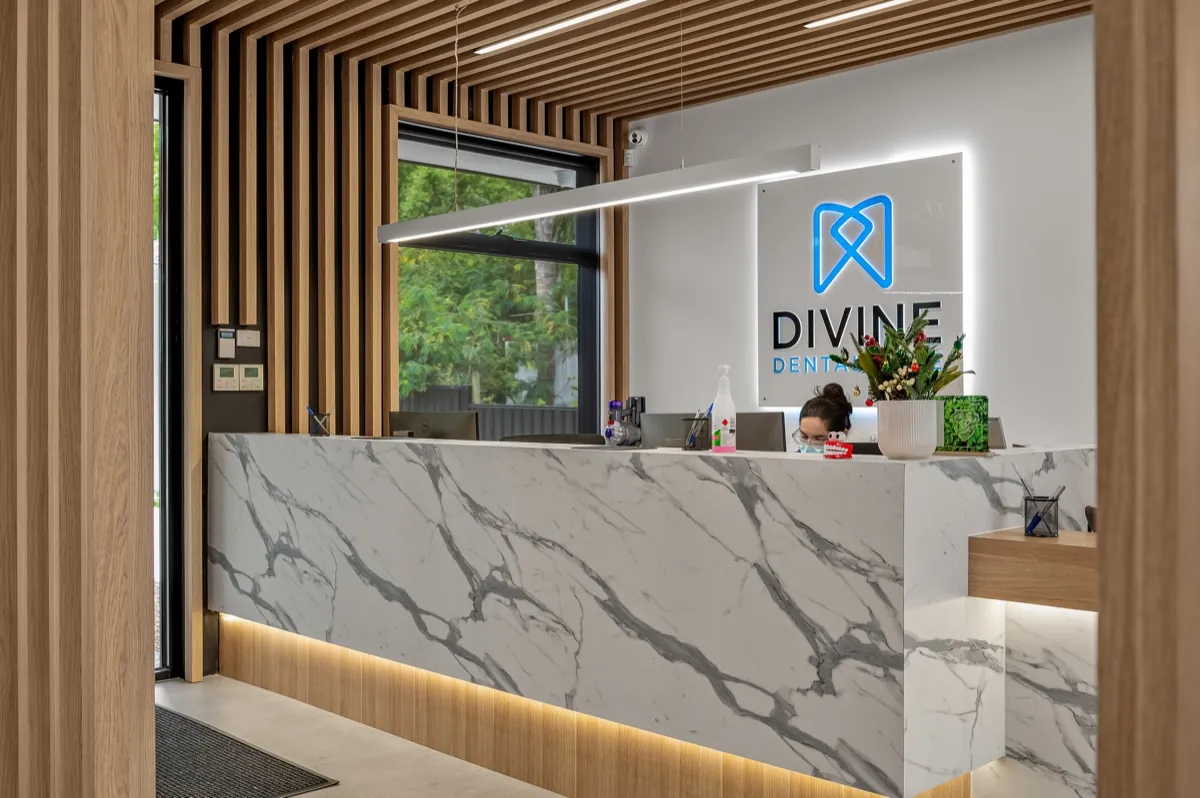 Divine Dental Care reception area